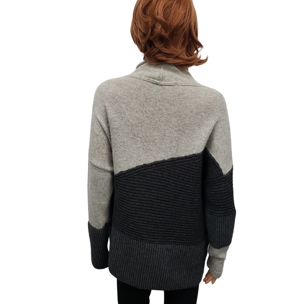 French Connection Patchwork Mock Neck Sweater Siz… - image 6